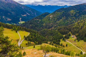 Blick vom Sattelberg ins Eisacktal