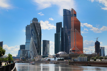 Fototapeta premium Moscow-City business center, Russia