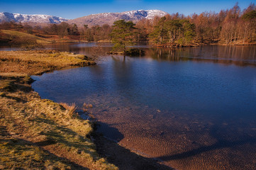 view over Tarn Hows, English Lake District 