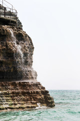White cliffs in Gelendzhik, Russia