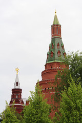 The Corner Arsenalnaya Tower of the Moscow Kremlin