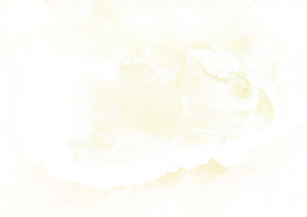 Light vanilla color background. Beautiful abstract watercolor canvas for design, invitations, postcards, text and congratulations © vellot