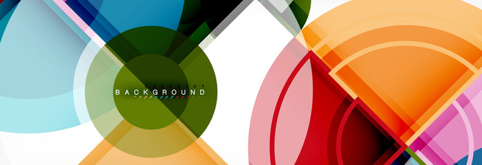 Circle abstract background