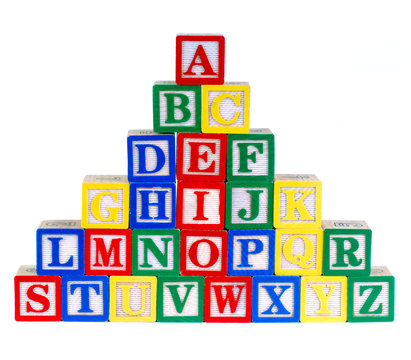 Children's Alphabet Toy In A Pyramid Shape