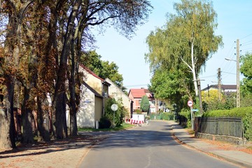 Old urban buildings in old town
