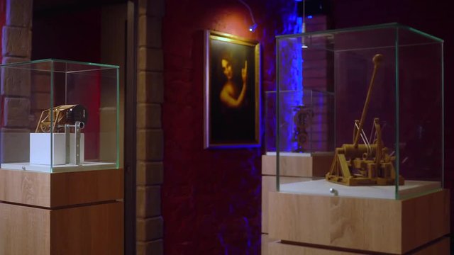 Exhibition hall dedicated to the art and science of Leonardo Da Vinci