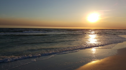Fototapeta premium Sunset on the beach