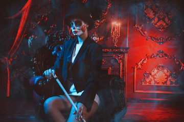 portrait of calavera catrina