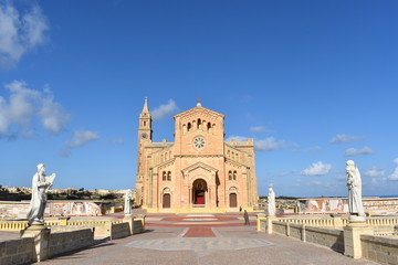 Fototapeta na wymiar église de Ta Pinu Gozo Malte 
