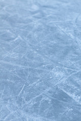 Obraz premium Ślady łyżew na lodzie