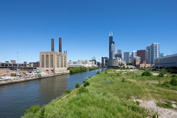 cityscape of chicago