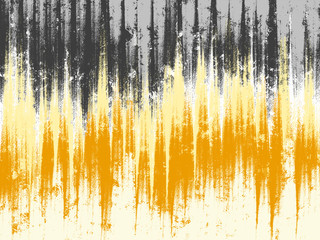 Colorful hand drawn yellow and black abstract chalk texture stripe on white background, isolated illustration of vertical lines painted by pencil paper chalk on canvas for wallpaper, high quality