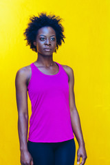 Fitness Portrait of Black Woman