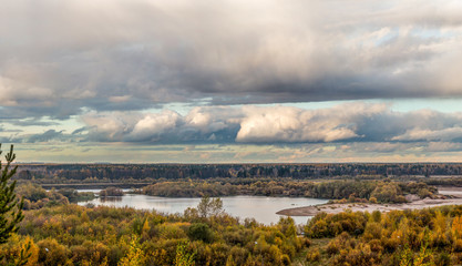 Obraz premium Landscape with the Vyatka / Пейзажи с Вяткой