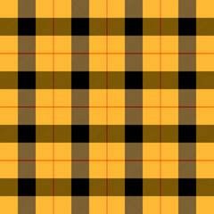 Halloween Tartan plaid. Scottish cage background