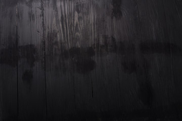 black table wood background