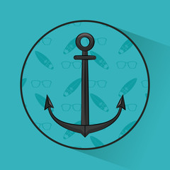 Tropical surfing lifestyle theme