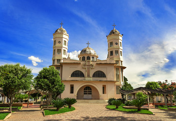 Fototapeta na wymiar Igreja católica de São João Batista do Glória