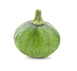 fresh baby pumpkin isolated on white background