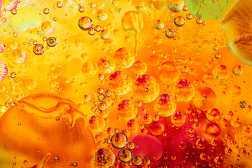 Red Orange Bubble Texture Background