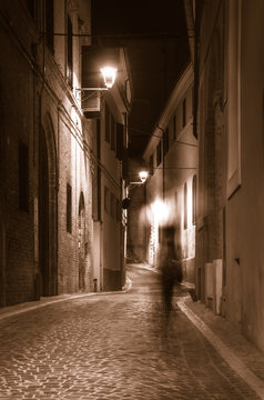 Night walk in Osimo