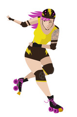 roller derby girl