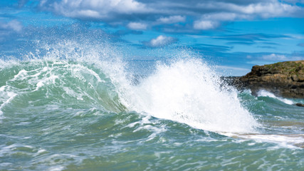 Fototapeta premium Waves in Bretagne
