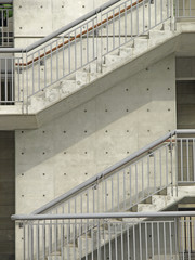External stair of modern building
