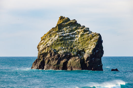 The Birdcliff rock island near Eldey island, Iceland.
