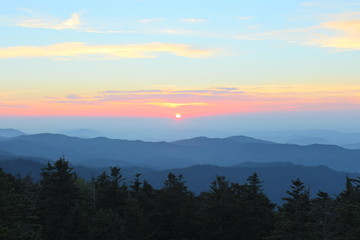 Misty Sunset