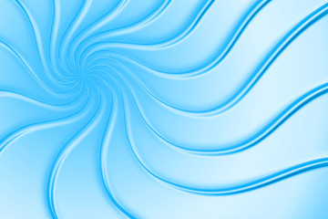 Graphic Design Swirl Background. Spiral Lines over Blue Field.