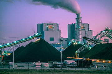 Modern Coal powered  plant