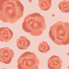 beautiful roses decorative pattern