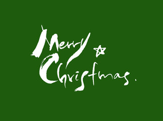 성탄절 카드 / 손으로 쓴 크리스마스 인사