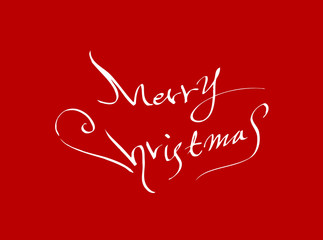 성탄절 카드 / 손으로 쓴 크리스마스 인사