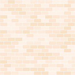 Obraz premium Peach brick pattern. Seamless vector