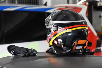 Acrylglas Duschewand mit Foto Motorsport Auf der Rennstrecke