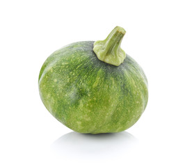 fresh baby pumpkin isolated on white background