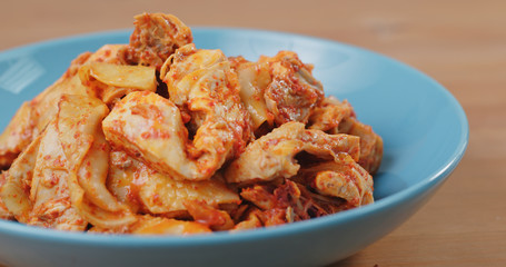 Spicy steamed chinese style chicken