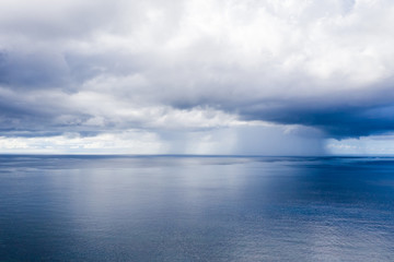 Ocean and storm cloud