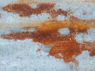 rust on Zinc sheets