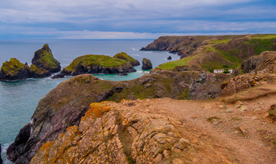 Wonderful Kynance Cove in Cornwall - a famous landmark