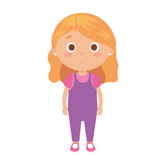 beautiful little girl character