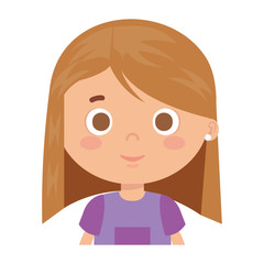 beautiful little girl character