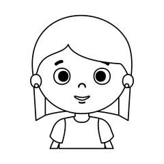beautiful little girl character