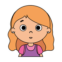 beautiful little girl character