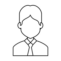 elegant businessman avatar character