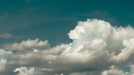 Fototapeta premium Fantasy and vintage dynamic cloud and sky with grunge texture for background Abstract,postcard nature art style,soft and blur focus.