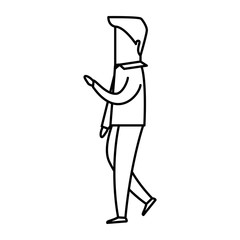 elegant businessman avatar character