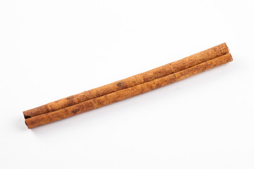 Cinnamon on white background isolated, ingredient